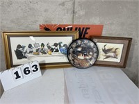 Duck Wall Art and Thermometer