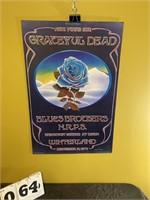 Grateful Dead, Blue Brothers NRPS Venue Poster