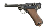 DWM MODEL 1914 MILITARY LUGER SEMI-AUTO PISTOL.