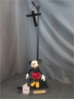 Wooden Mickey Mouse Marionette & Wood Stand