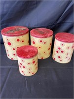 ‘50s Tin Canister Set