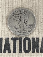 1943 Walking Liberty Half Dollar 90% Silver