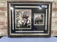 FRAMED & MATTED SIGNED BOB LILLY  DALLAS COWBOY