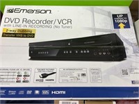 Emerson DVD VCR recorder brand new inbox