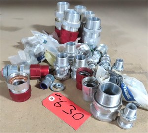 Assorted industrial electrical fittings, High $