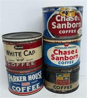 5 Coffee Cans