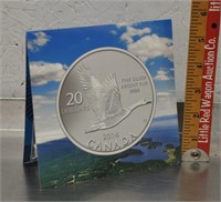 2014 - 99.99%  silver  Canada $20 coin