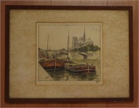 Artist unknown, untitled boats