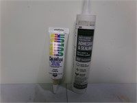 Colored Latex Caulk W/ Silicone & Adhesive/Sealant