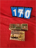 vintage boxes of matches