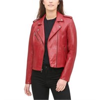 Levi's Women's Classic Faux Leather Moto Jacket-XL
