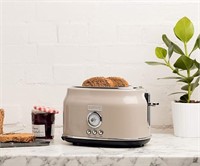 Haden Dorset 75003 Retro 2-Slice Toaster - Beige