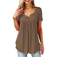 P2294  Mayuos Women Loose T-Shirt Summer Tops