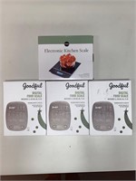 LOT OF 4 DIGITAL FOOD SCALES