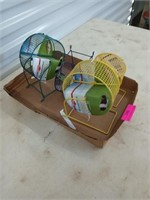 Four new hamster wheels