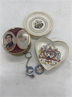 Lady Diana Trinket Boxes & Pins