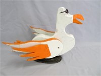 Folk art seagull, A. Corkum, 2010, 15" long