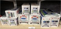 (9) Vintage 80’s & 90’s Toy Hess Trucks.
