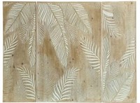 Set of 3 Palms Wall Panels