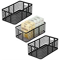 mDesign Metal Wire Food Bin Basket Organizer for S