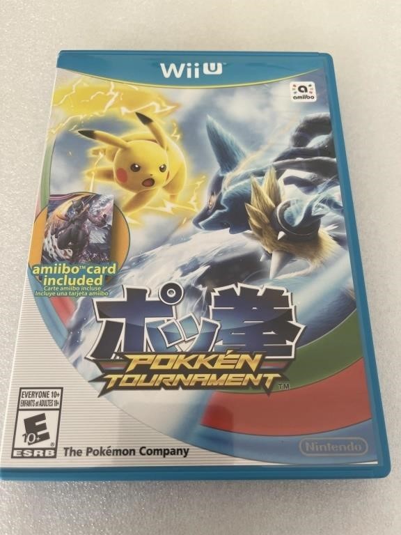 Pokken Tournament (Nintendo Wii U, 2016) Pokemon