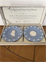 Wedgwood Jasperware State Seal Series Plates