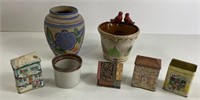 Antique Tins And Vases