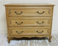 Louis XV Style Oak Commode.