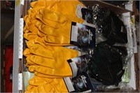 large lot of nitrile gloves over 24 pairs med/lrg