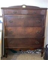 Antique Mahogany 4 Drawer Chest of Drawers