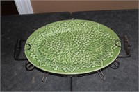 Plate decor with stand/holder