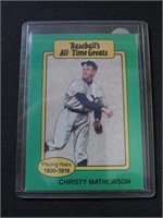 1987 HYGRADE CHRISTY MATHEWSON GREATS