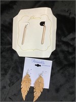 Periwinkle and JBloom earrings