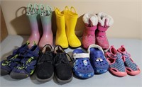 Assorted shoes and boots. Size 9