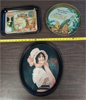 LOT OF VINTAGE AND RETRO COCA COLA TRAYS