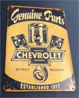Chevrolet Parts Sign