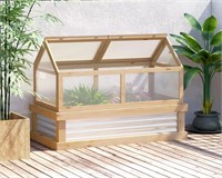 $189 - Outsunny Raised Garden Bed with Polycar