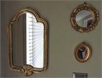 Collection of Vintage Italian Gilded Mirrors