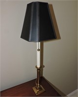 VA Metalcrafters Solid Brass Candlestick Lamp