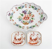 Richard Ginori Porcelain Tableware, 3 Pcs.
