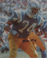 Ron Mix signed photo