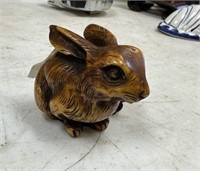Action Italy Resin Carved Rabbits