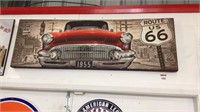 Route 66 Buick Wall Hanging 1200mm x 400mm