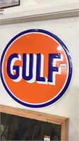 Gulf Tin Sign 600mm
