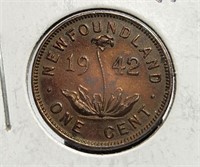 1942 Newfoundland Cent
