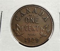 1929 Cent George V Canada