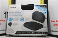New Type S Gel seat and lumbar support cushion