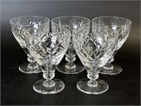 Webb Corbett Crystal "Georgian" Stemware