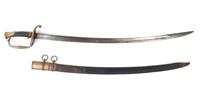 German M1821 Officers Infantry Sword with Scabbard