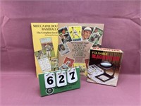 (2) Reproduction Baseball Cards Books